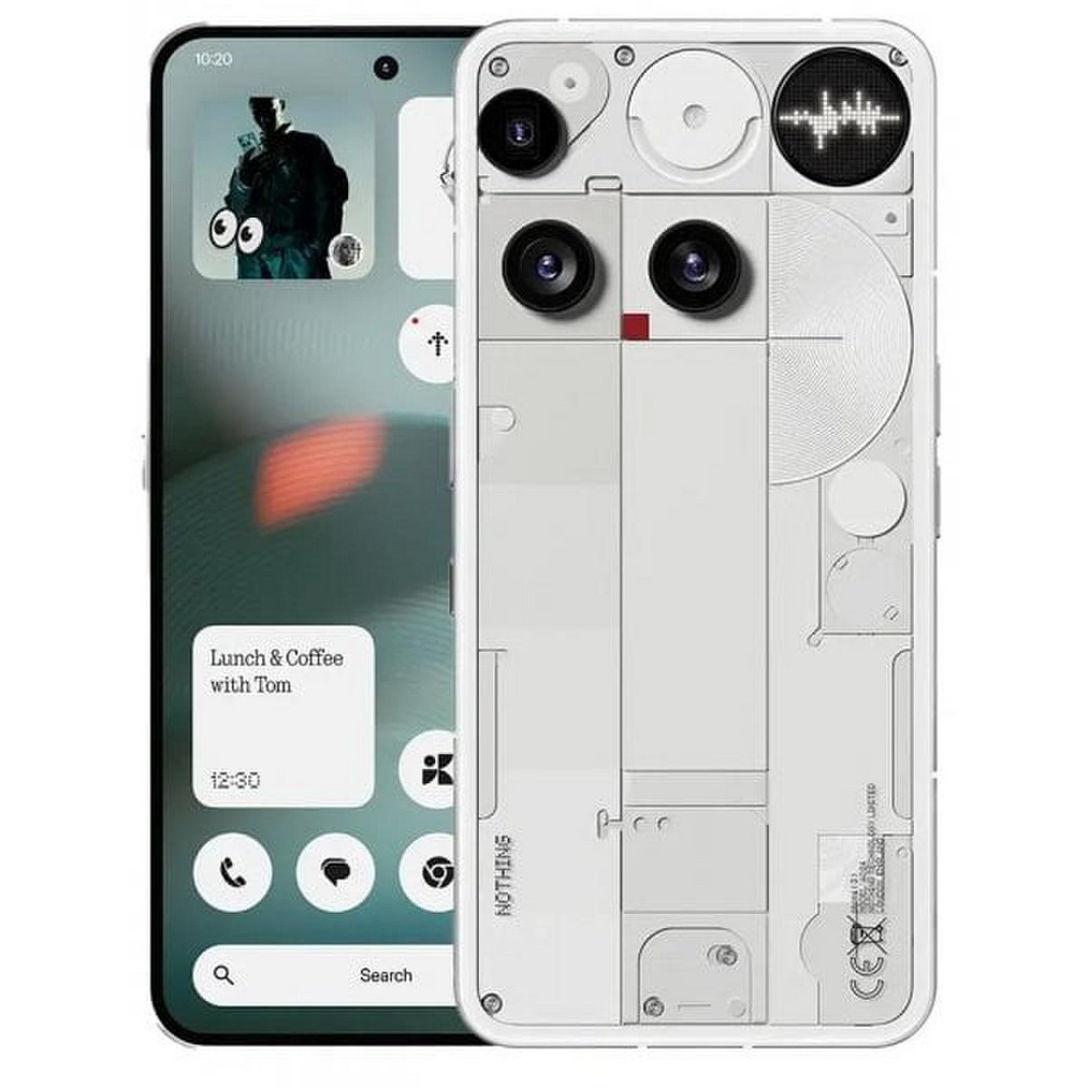 Nuo 628.05 €] Nothing Phone (3) 12/256GB White (Baltas) | Kainos.lt