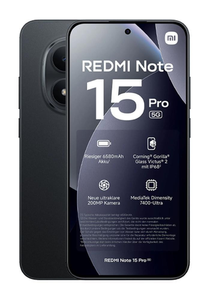 Nuo 205 €] Xiaomi Redmi Note 15 Pro 256GB Black (Juodas) | Kainos.lt