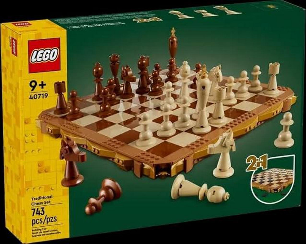 LEGO Tradicinis šachmatų rinkinys 40719 | Kainos.lt