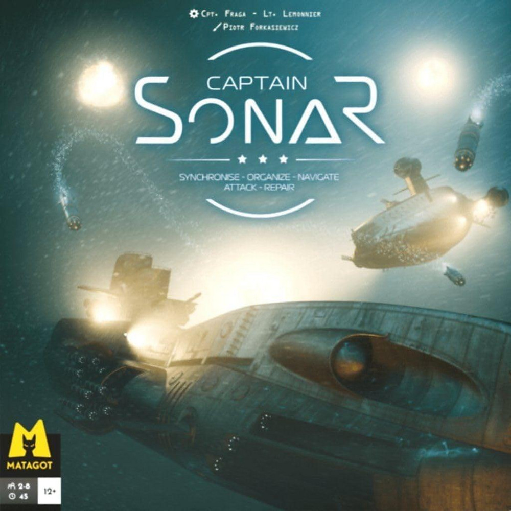 Matagot MTG7505 Captain Sonar: Upgrade 2 Operation Dragon, Mixed