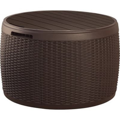 Nuo 0 00 Keter Circa Rattan Storage Box 140l Brown Kainos Lt   Keter Circa Rattan Storage Box 140l Brown 