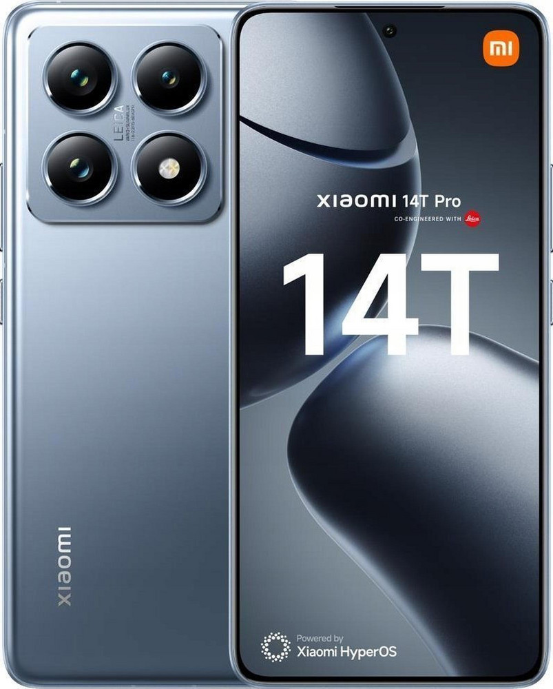 Nuo 491.99 €] Xiaomi 14T Pro 8/256GB Titan Blue (Mėlynas) | Kainos.lt