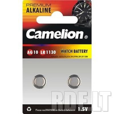 CamelionAlkalineButtoncelles1.5V(AG10)LR54/LR1131