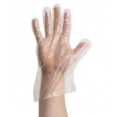 large plastic gloves