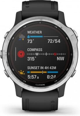 Garmin Fenix 6S Solar Silver/Black kaina nuo 399 €, atsiliepimai | Kainos.lt