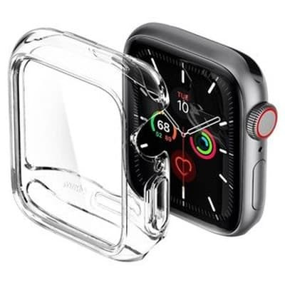 Nuo 25.64 €] Spigen Ultra Hybrid Cover For Apple Watch 4/5 44mm Crystal  Clear | Kainos.lt