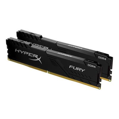 Kingston HyperX FURY DDR4 32GB (16GB×2) Kingston HyperX Fury Black 32GB 3200MHz CL16 DDR4 KIT OF 2