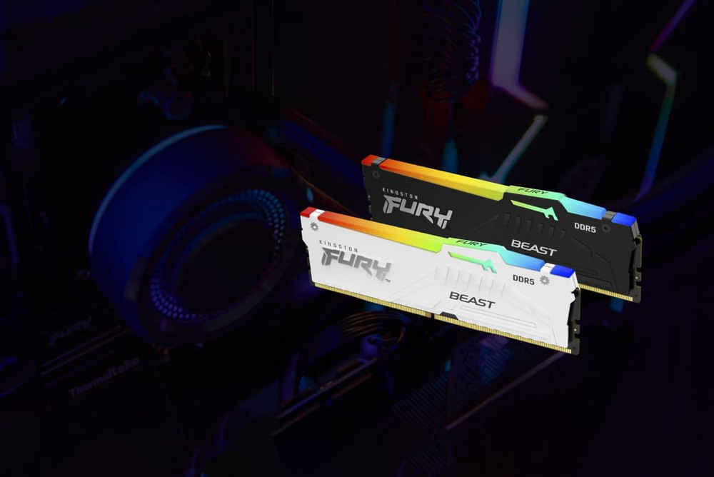 Nuo 245.9 €] Kingston FURY Beast RGB, DDR5, 16 GB, 5600 MHz