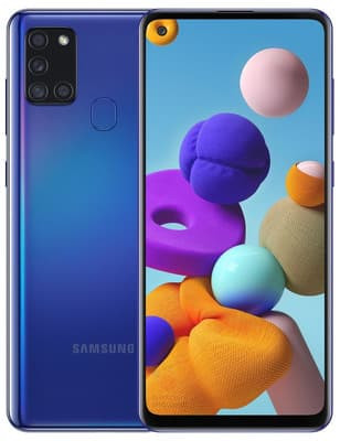 Samsung Galaxy A21 Dual 64GB Blue (Mėlynas) | Kainos.lt
