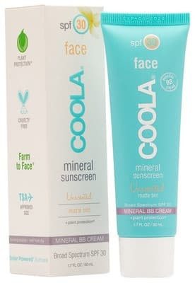 coola mineral face sunscreen matte tint