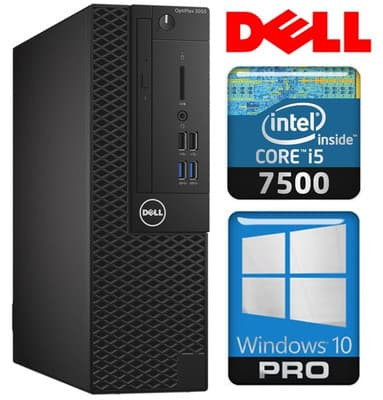 Nuo €] Dell OptiPlex 3050 SFF i5-7500 16GB 512SSD WIN10Pro