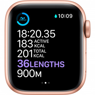 [Nuo 429 €] Apple Watch 6 GPS 40mm Gold Aluminium Case with Pink Sand Sport  Band | Kainos.lt