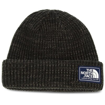 the north face black bobble hat