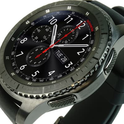 Nuo 0 €] Samsung Gear S3 Frontier R760 Black (Juodas) | Kainos.lt