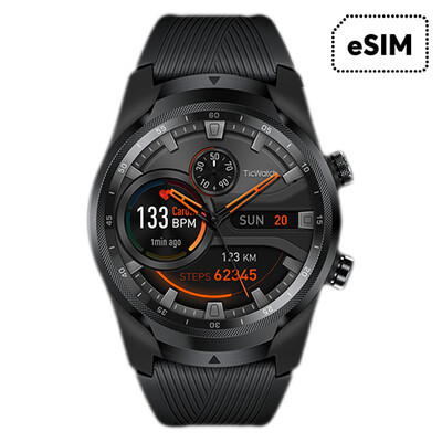 TicWatch Pro 4G Black (Juodas) kaina nuo 0 € | Kainos.lt