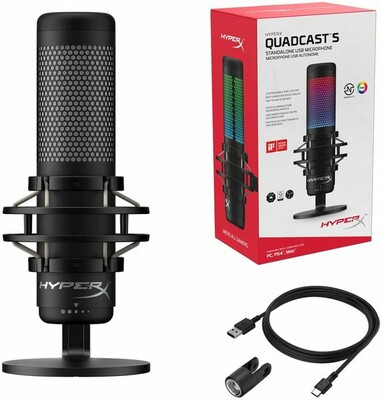 HyperX QuadCast S 美品 Amazon | HyperX QuadCast S スタンドアロンマイク RGBライティング