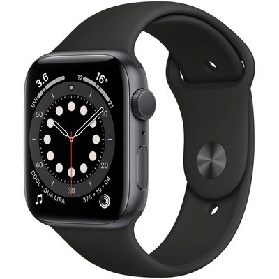 Nuo €] Apple Watch 6 44mm Space Gray/ Black Nike | Kainos.lt