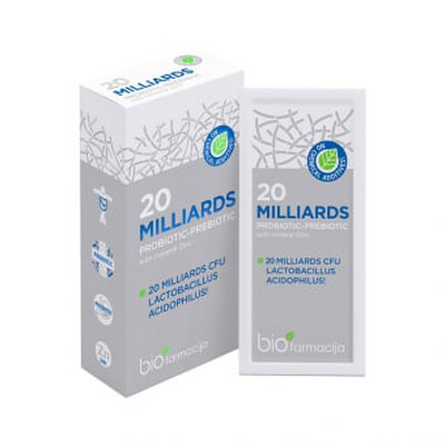 20MILLIARDSPROBIOTIC+PREBIOTIC,7pakeliai