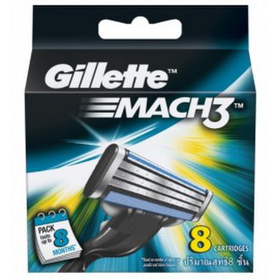 gillette mach 3 kaina