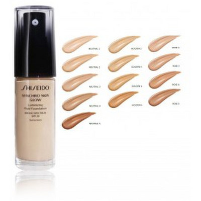 shiseido glow luminizing foundation