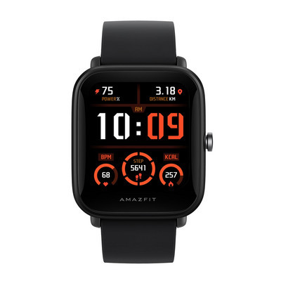 Nuo 94.2 Xiaomi Amazfit Bip U Pro Black Juodas Kainos.lt