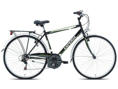 Nuo 0 €] Miesto dviratis ESPERIA 6400 Oxford TRK. 28 dydis TZ50 18V GRIP,  juodas | Kainos.lt