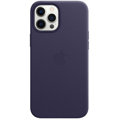iPhoneアクセサリー iPhone 12 Pro Max Leather Case (Black) APPLE IPHONE 12 PRO MAX LEATHER CASE COVER MIDNIGHT BLACK