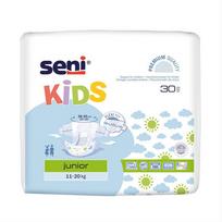  SENI KIDS JUNIOR, 11 - 20 kg, anatominės sauskelnės, 30 vnt.
