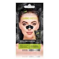Bielenda Carbo Detox Cleansing Carbon Nose Pore Strips valantys pleistrai nosies sričiai - 2 vnt.