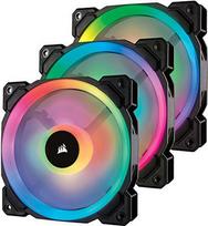 Corsair LL120 RGB Dual Light Loop RGB LED PWM Fan 3 Pack + Lighting Node PRO