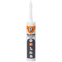  Silikoninis hermetikas Pplus baltas, 280ml