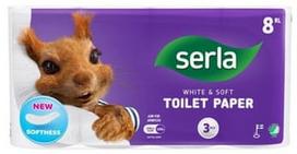 Tualetinis popierius Serla Thick & Soft Toilet Paper 8pcs White