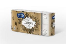 Tualetinis popierius Grite Plius Ecological Toilet Paper 14m 8pcs White