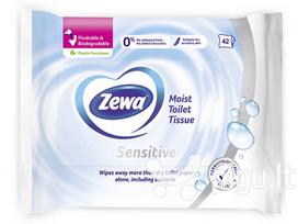 Drėgnas tualetinis popierius Zewa Pure 42