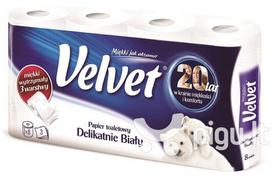 Tualetinis popierius Velvet, 3 sluoksnių, 8 rulonai