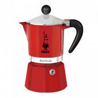 kavinukas - Bialetti Moka Rainbow 6-cup Red - 2 nuotrauka