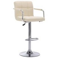 Baro kėdė VLX Fabric 283411, kreminė