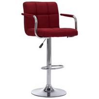 Baro kėdė VLX Fabric 283417, bordo