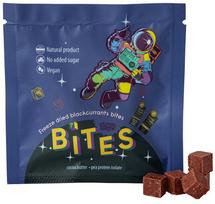 BITES Džiovintų šaltyje juodųjų serbentų užkandis 10 g.