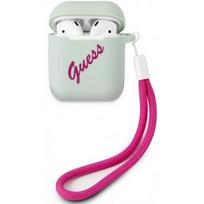Guess GUACA2LSVSBF Vintage case for Airpods 1/ 2 Blue