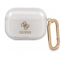 Guess GUAPUCG4GT 4G Glitter case for Airpods Pro Transparent