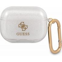 airpods senukai - Guess GUA3UCG4GT 4G Glitter Case for Airpods 3 Transparent - 1 nuotrauka