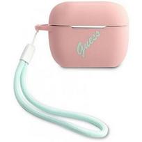 apple airpods ausines - Guess GUACAPLSVSPG Vintage case for Airpods Pro Pink - 1 nuotrauka
