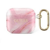 Guess GUA3UNMP Marble case for Airpods 3 Pink