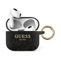 Guess GUA3SGGEK Glitter case for Airpods 3 Black