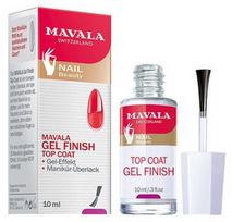 Viršutinis nagų lako sluoksnis Mavala Top Coat Gel Finish 10ml