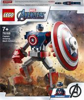 lego robotas - LEGO Super Heroes Kapitono Amerikos šarvai-robotas 76168  - 1 nuotrauka
