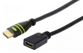 Techly HDMI Male To HDMI Female Black 5m