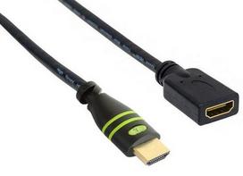 hdmi hdmi female - Techly HDMI Male To HDMI Female Black 5m - 2 nuotrauka