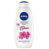 Nivea Shower & Bath 2in1 Care & Relax vonios losjonas ir dušo želė 750ml